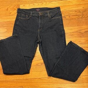 NYDJ Indigo Denim Jeans lift tuck bootcut